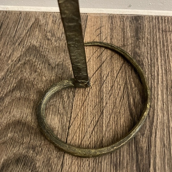 Vintage Wrought Iron Brutalist Style Candlestick Holders - Picture 4 of 10